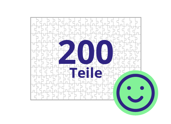 Persönliches Gutschein-Puzzle 200 Teile