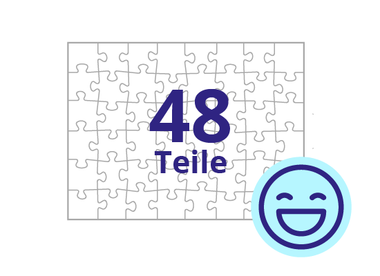 Persönliches Gutschein-Puzzle 48 Teile