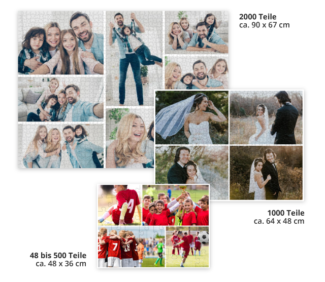 Kreative Gestaltungsideen für die Fotopuzzle-Collage